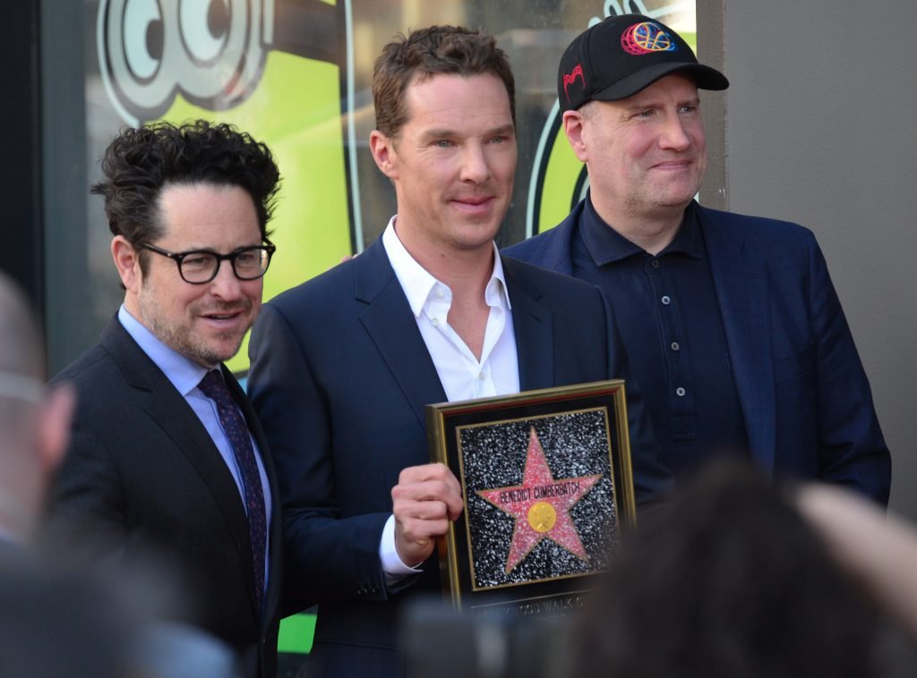  JJ Abrams, Benedict Cumberbatch and Kevin Feige
